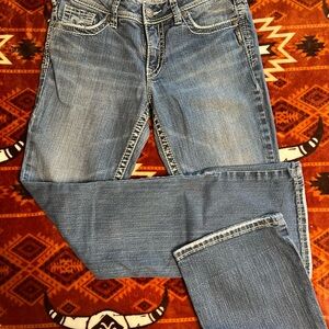 Silver Jeans Women's Light Blue Straight Leg Jeans